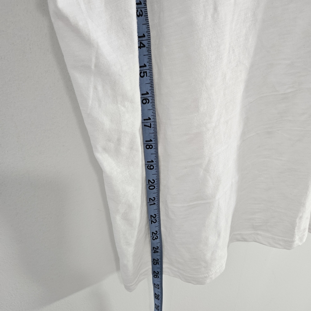 Jane+Delancey Flutter Ruffle Top Short Sleeve Elevater White and Blue - Picture 5 of 11